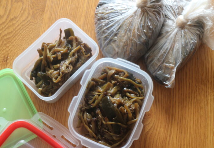 佃煮が届く