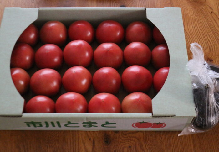 今年のトマト　甘ーい！美味